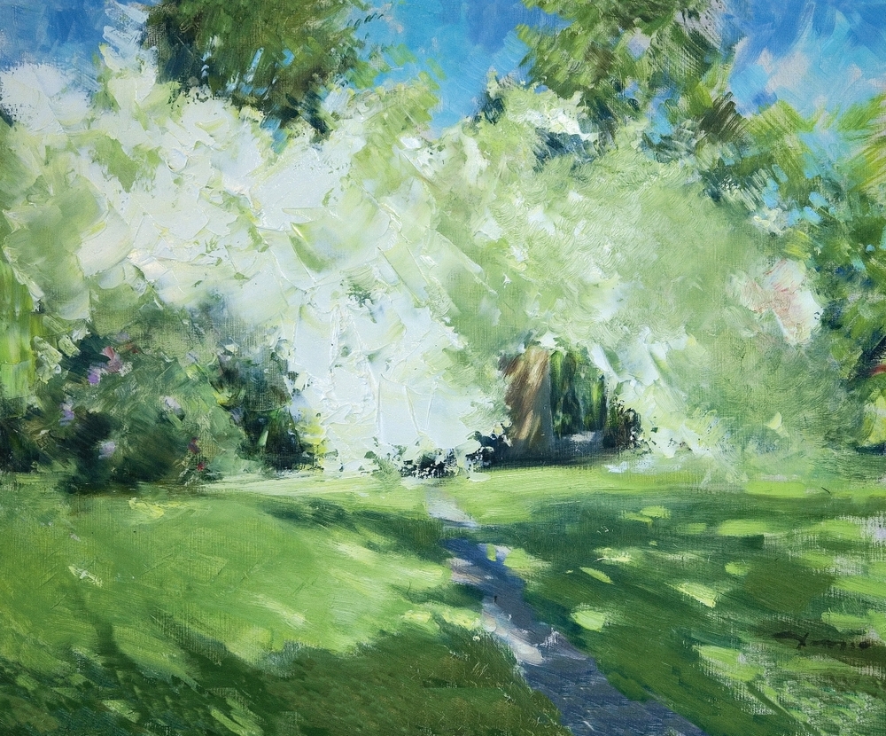 Даньшин И. Тайна там в глубине сада 2017. Холст, масло. Даньшин И. Тайна там в глубине сада 2017. Холст, масло.