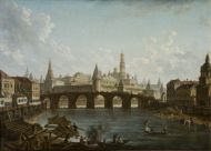 Алексеев Ф.Я. Вид Московского Кремля и Каменного моста. 1800. Холст, масло Алексеев Ф.Я. Вид Московского Кремля и Каменного моста. 1800. Холст, масло