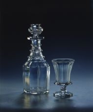 Графин с пробкой. Завод Орлова. Вторая четверть XIX в.