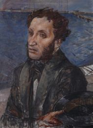 К.С. Петров-Водкин Портрет А.С. Пушкина. 1934 Холст, масло