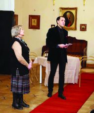 Проект музея “Экзамен по речи”. Профессор ГИТИСа С.П. Серова и Андрей Беркутов